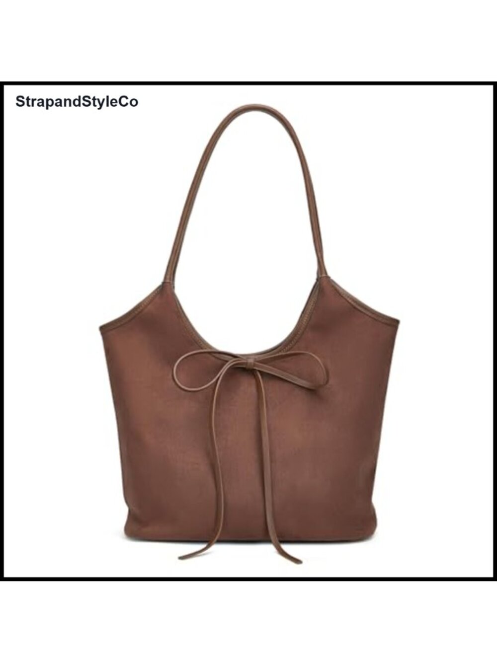 Suede PU Leather Hobo Shoulder Bag Satchel Tote Large Capacity Women